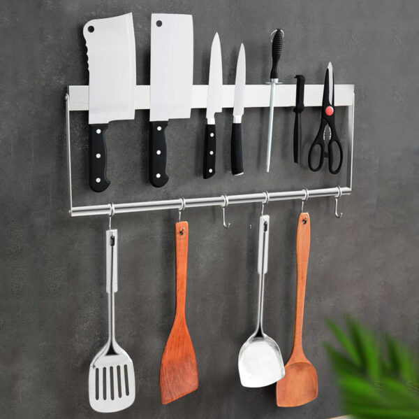 Kitchen Wall-Mounted Knife Storage Rack - Image 9