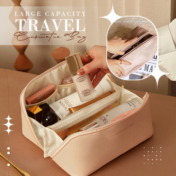 Organize Your Travel Essentials: Large Capacity Cosmetic Bag