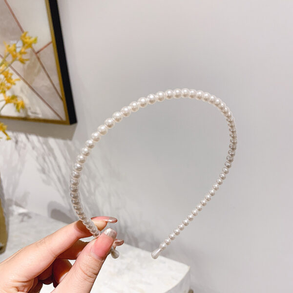 Thin pearl headband - Image 6