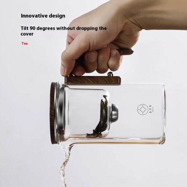 One-Click Magnetic Glass Tea Pot - Image 6