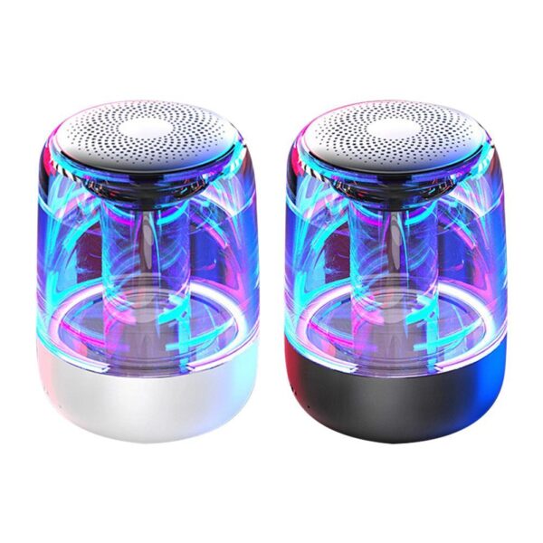 Enjoy Rich Bass and Vibrant LED Lights with this Portable Wireless Bluetooth Column Speaker - Image 3