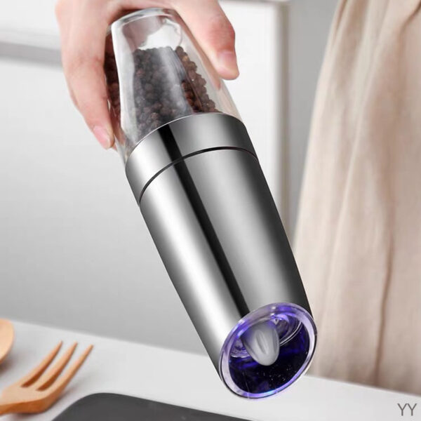 Electric Gravity Salt & Pepper Adjustable Grinder - Image 3