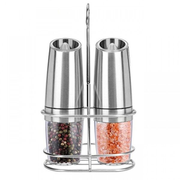 Electric Gravity Salt & Pepper Adjustable Grinder - Image 4