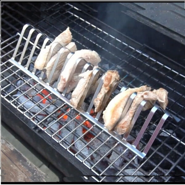 Stainless Steel Barbecue Grill Holder