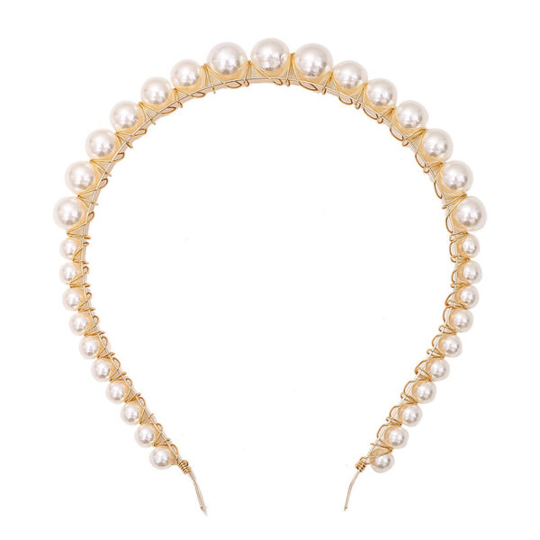 Thin pearl headband - Image 5