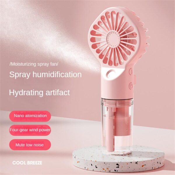 Portable USB Charging Small Mist Fan Humidification - Image 5