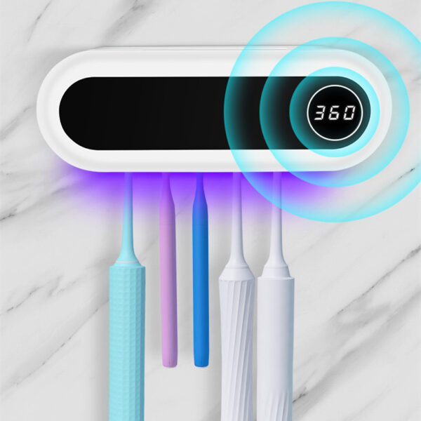 Smart Wall Mounted with UV Sterilizer Toothbrush Holder - Image 10