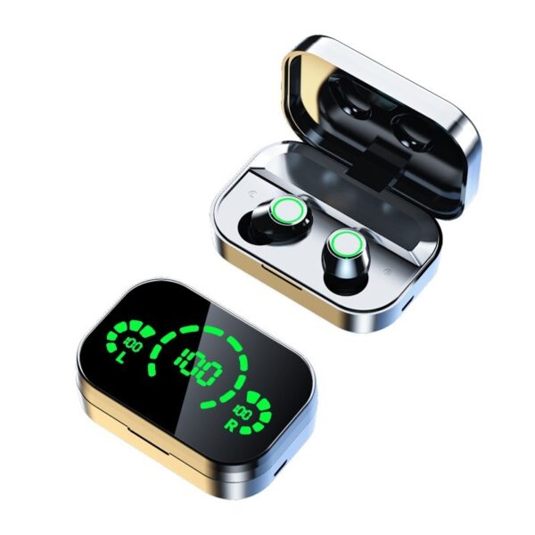 YD03 True Wireless Stereo (TWS) Earbuds: Bluetooth, Digital Display, and Breathing Lights - Image 6