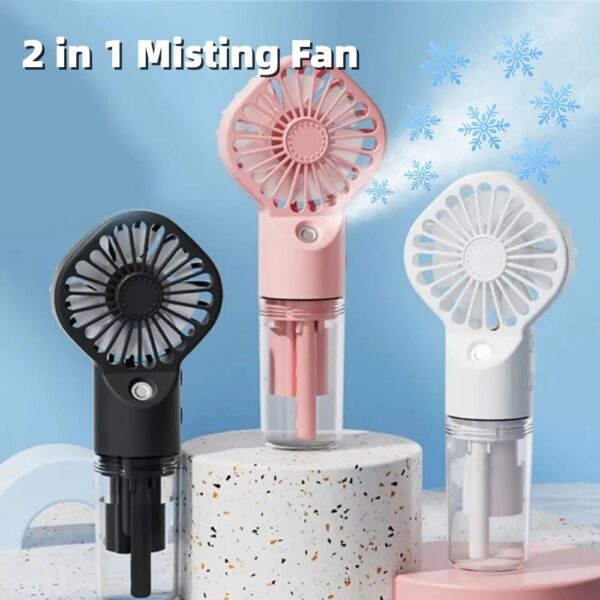 Portable USB Charging Small Mist Fan Humidification