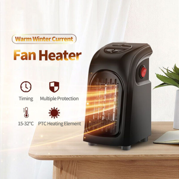 Mini Air Heater Fan for Home, Office, and Camping