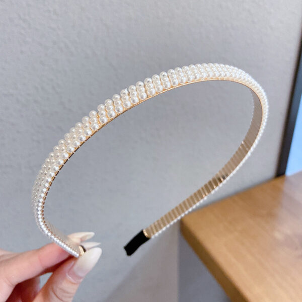 Thin pearl headband - Image 4