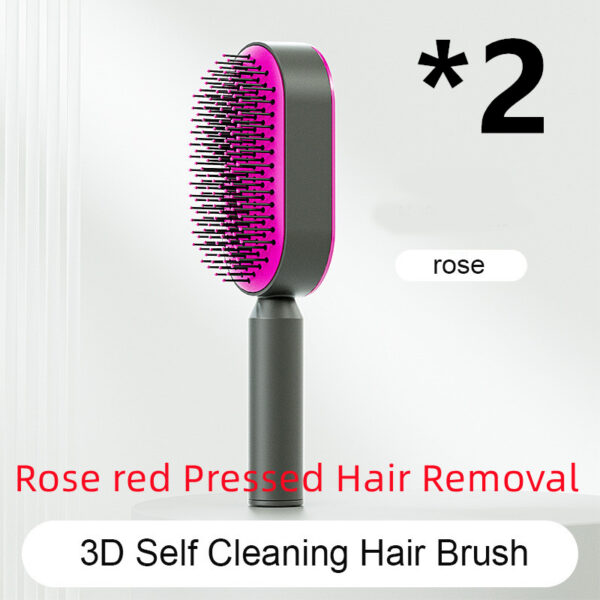 Self-cleaning, Anti-Static Hair Brush - Image 4