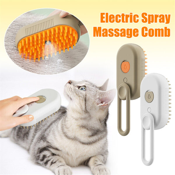 Pet 3 In 1 Electric Massage Hair Brush