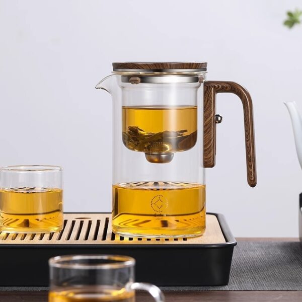 One-Click Magnetic Glass Tea Pot - Image 5