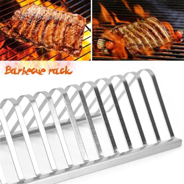 Stainless Steel Barbecue Grill Holder - Image 3