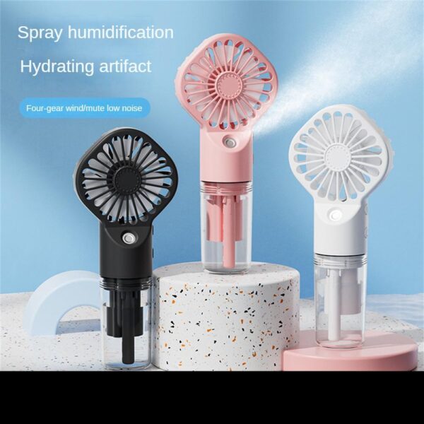 Portable USB Charging Small Mist Fan Humidification - Image 2