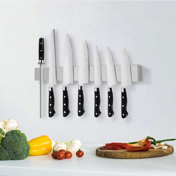 Kitchen Wall-Mounted Knife Storage Rack