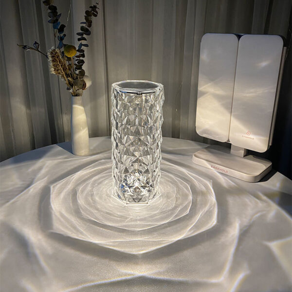 Crystal USB Touch Dimming Table Lamps - Image 8