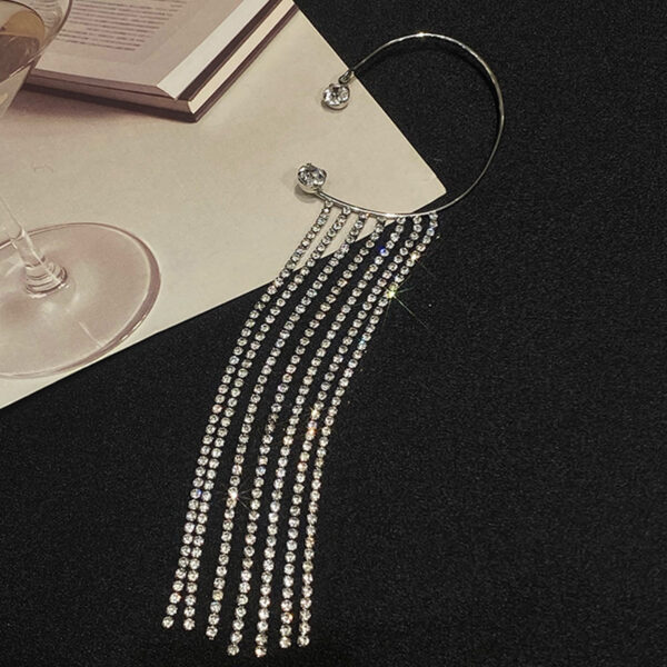 Simple Fashionable Long Tassel Earrings - Image 6