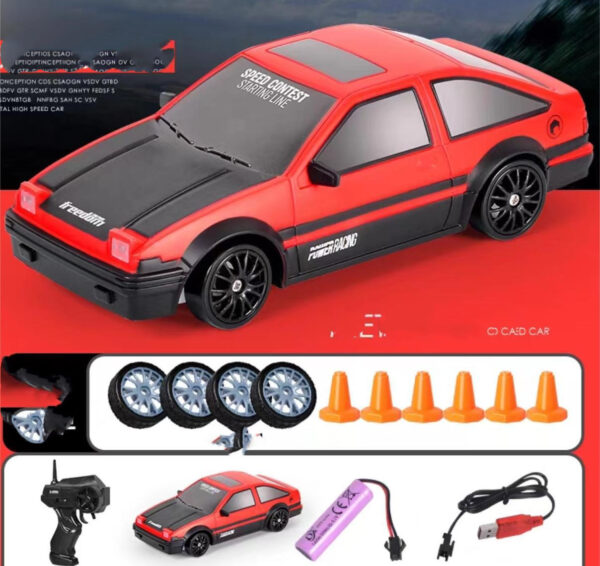 2.4GHz 4WD RC GTR/AE86 Drift Car – A fun racing toy for kids! - Image 2