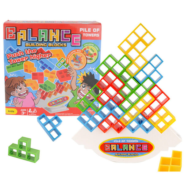 Family Fun Stacking Game: Balance Blocks for Kids, Adults & Parties. Perfect for Travel! - Image 10