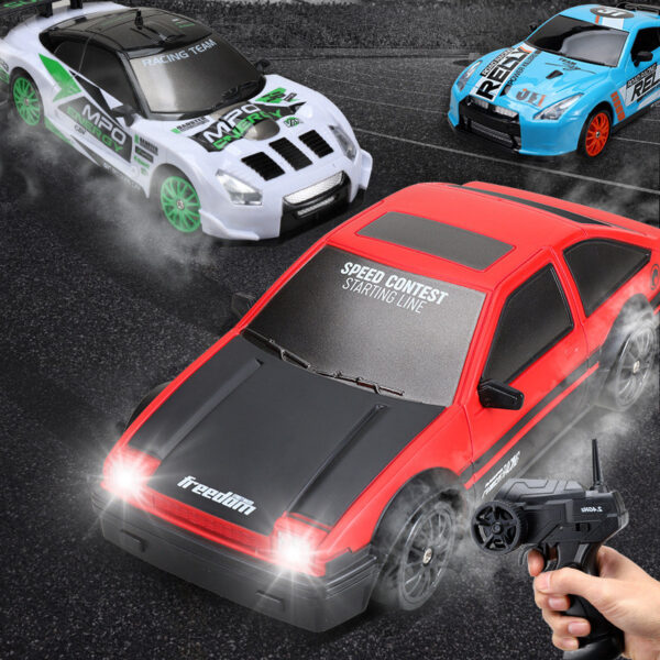 2.4GHz 4WD RC GTR/AE86 Drift Car – A fun racing toy for kids!