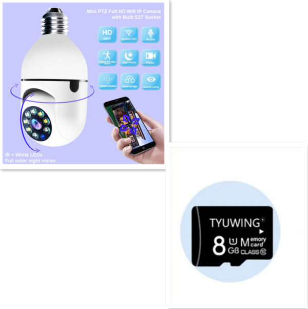 Secure Your Home with this 1080p Smart Bulb Camera: 4x Zoom, 5G WiFi - Image 6