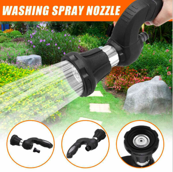 Mighty Power Hose Blaster Nozzle for Garden and Car Washing - Image 4