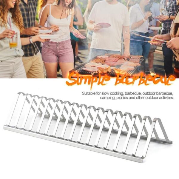 Stainless Steel Barbecue Grill Holder - Image 7