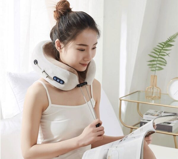 Relax and Relieve Tension with this Electric U-Shaped Neck & Back Massager