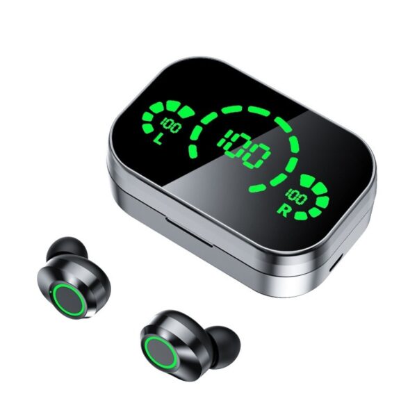 YD03 True Wireless Stereo (TWS) Earbuds: Bluetooth, Digital Display, and Breathing Lights - Image 2