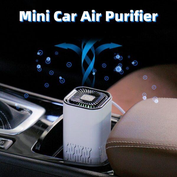 Breathe Cleaner Air: Portable Car Air Purifier Removes Formaldehyde, Dust & Smoke