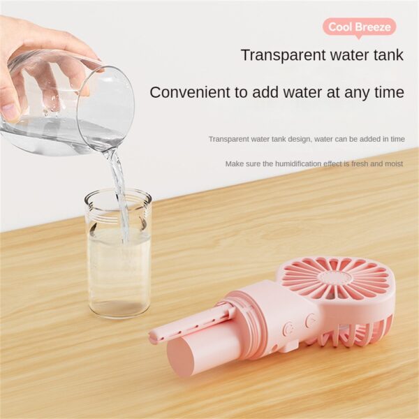 Portable USB Charging Small Mist Fan Humidification - Image 3