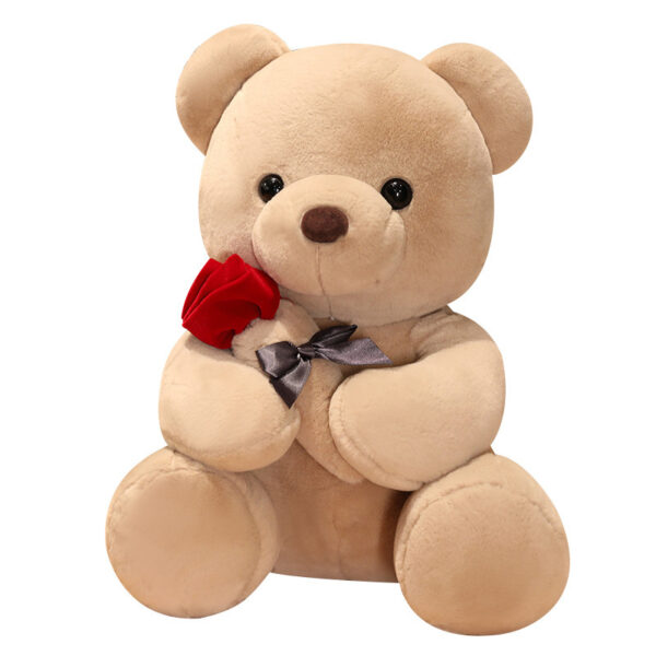 3-45 cm Lovely Hug Roses Teddy Bear Plush Pillow – A soft, cuddly gift for birthdays, Valentine's Day, or any occasion. - Image 4