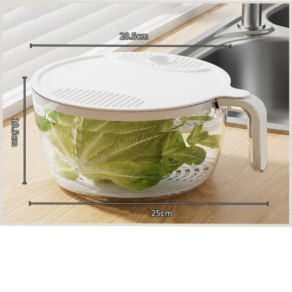 Multipurpose Kitchen Drainage Basin for Washing Rice, Fruits, and Vegetables. - Image 5