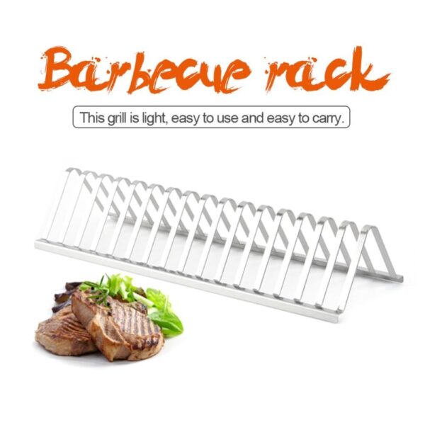 Stainless Steel Barbecue Grill Holder - Image 5