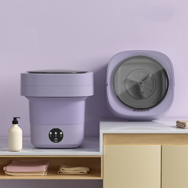 Mini Foldable Washing Machine for Travel & Dorm Use - Image 9