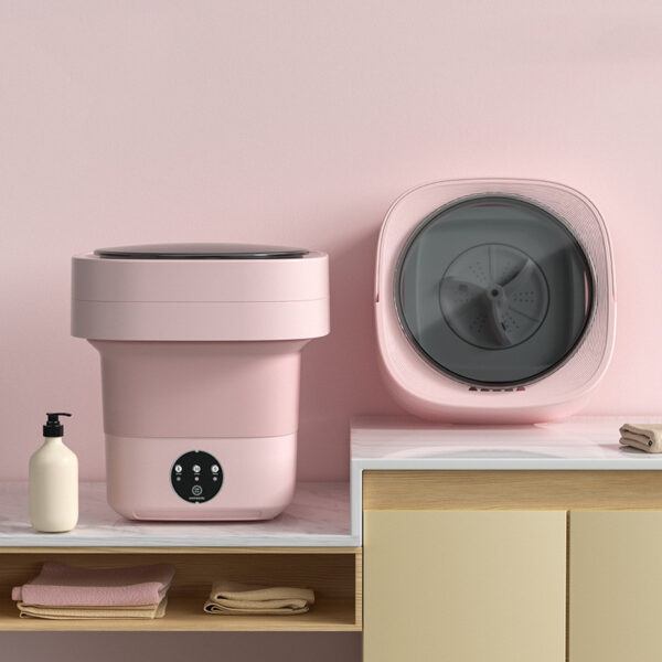 Mini Foldable Washing Machine for Travel & Dorm Use - Image 3