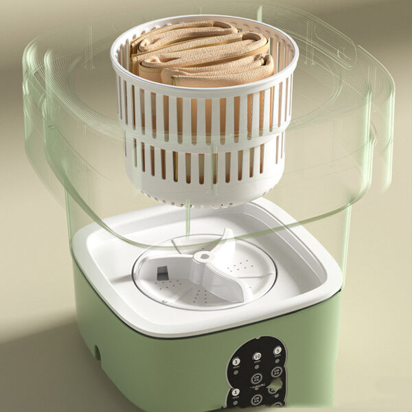 Mini Foldable Washing Machine for Travel & Dorm Use - Image 6