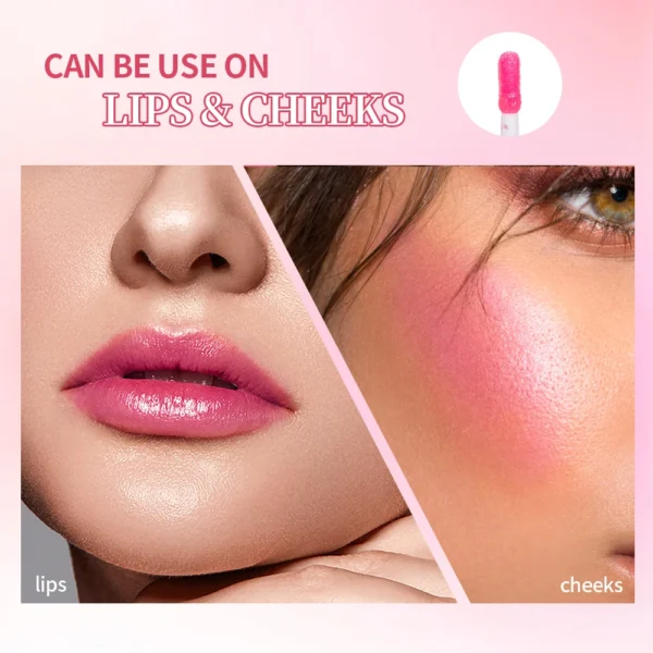 ibcccndc Pink Lip Serum Lotion Moisturizes Moisturizes And Plump Lips Removes Dead Skin Pink Lip Essence Brightener Use Of Face - Image 4